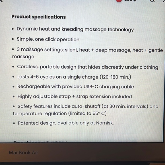 Nomisk Intimates & Sleepwear Maia For Period Pains Poshmark